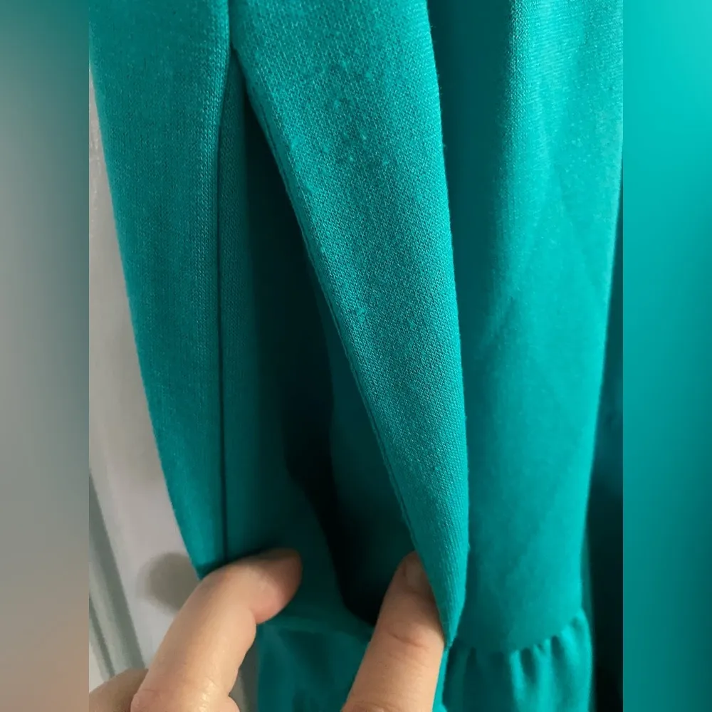 Crown & Ivy Blue Flutter Sleeve Midi Dress - Image 4