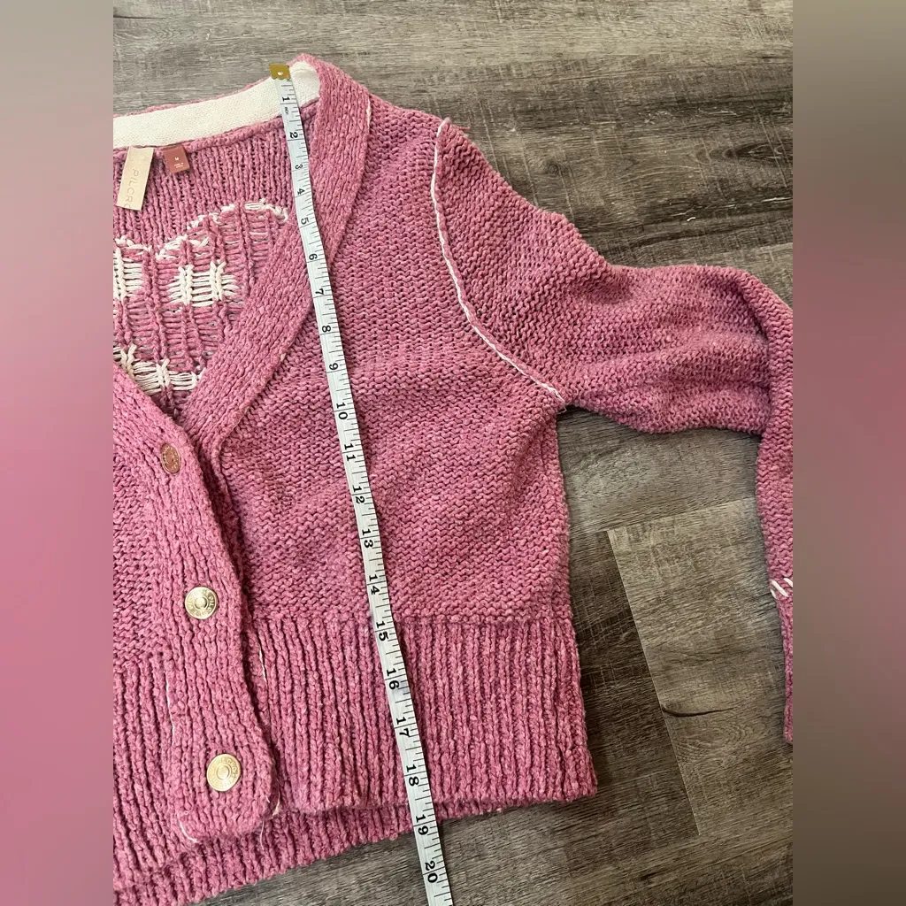 ANTHROPOLOGIE Pilcro Icon Heart Yin Yang Cardigan - Image 9