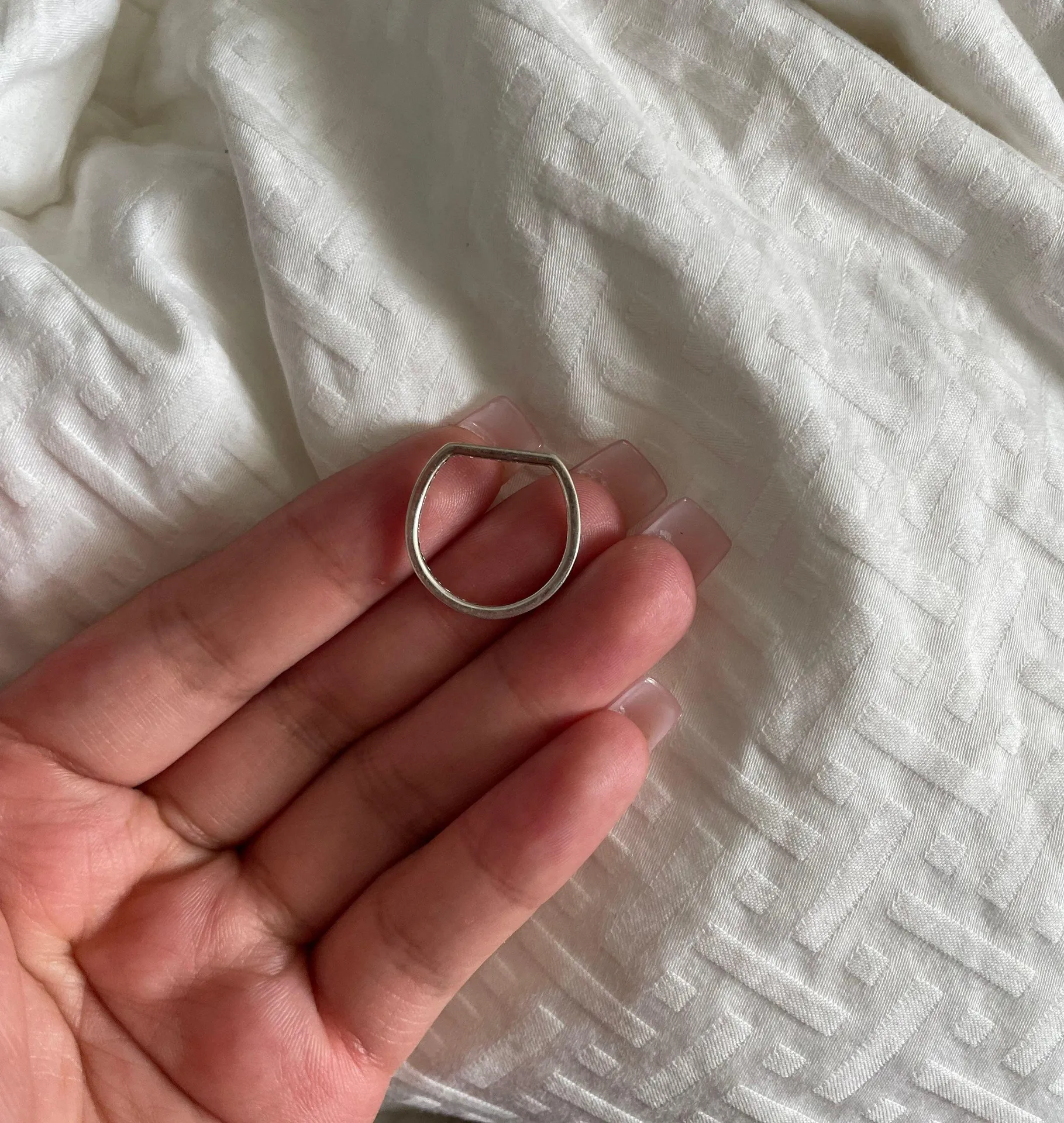 Pandora Silver Bar Ring - Image 2