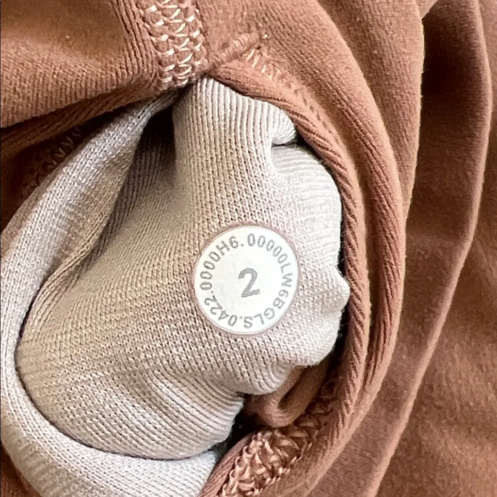 Lululemon Align Crop 23 inch Leggings Yoga Size‎ 2 Nude Tan - Image 7