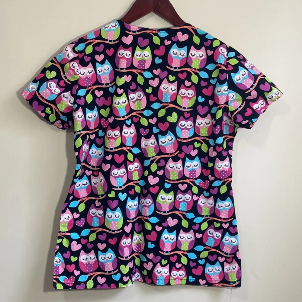 Sanibel Scrubs Women’s Scrub Top Size XS Pink - Image 3