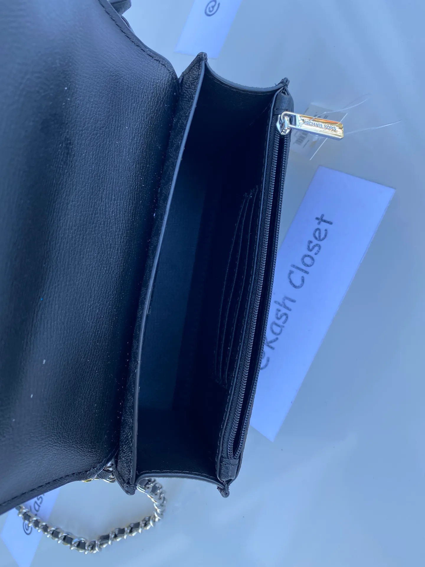 MK Rose SM Crossbody Bag -Black - Image 9