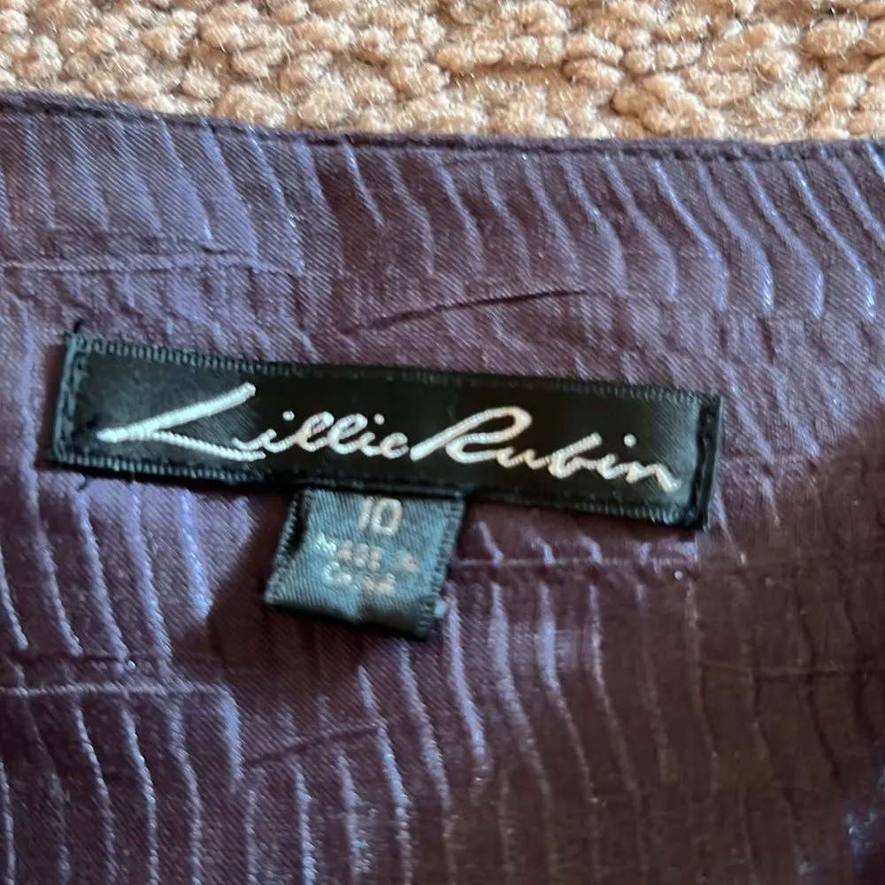 Lillie Rubin skirt 10 Black - Image 7