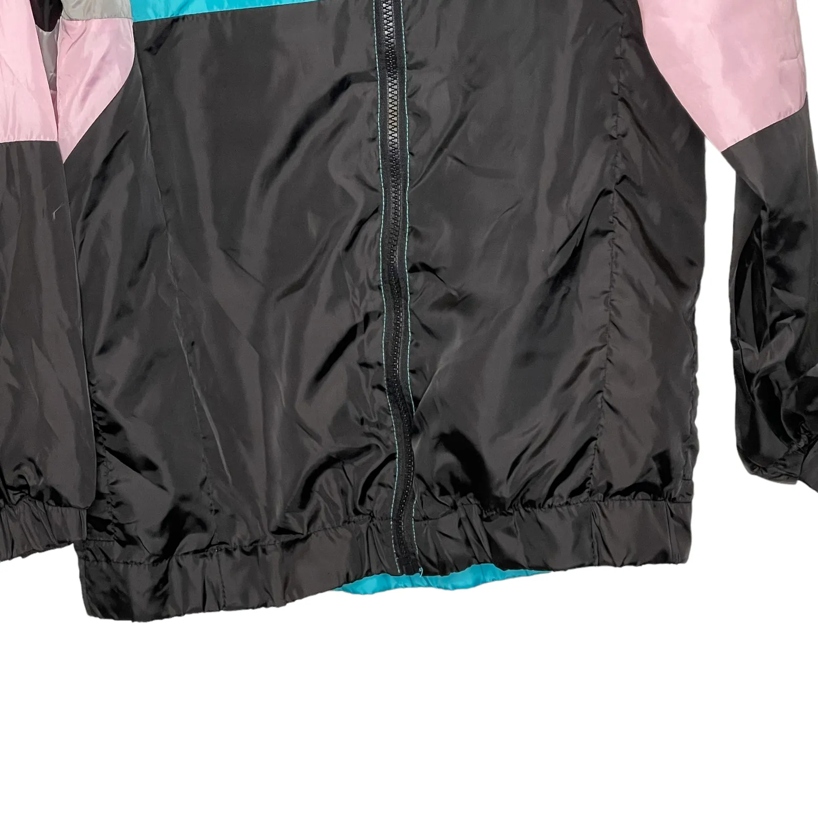 Polaroid Jacket Lightweight Bomber Style Windbreaker Retro Women‎ Size Small - Image 4