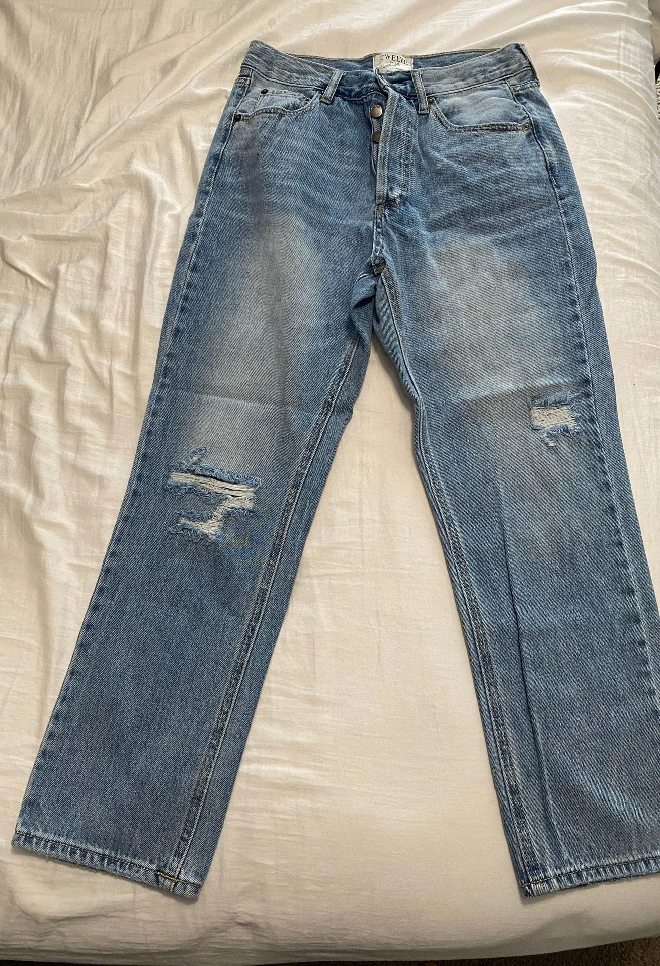 Dolls Kason Distressed High Rise Denim Jeans - Image 4