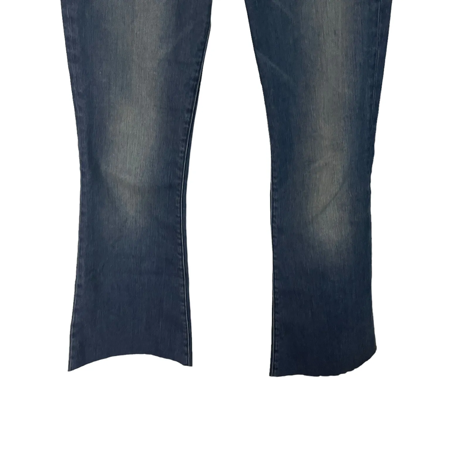 Mcguire Size 24 High Rise 70's Style Western Dark Wash Flare Jeans - Image 5