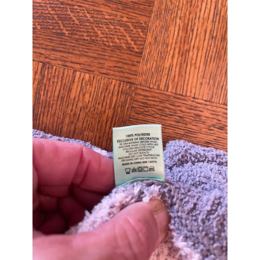 Honeydew plush chenille leggings stars print gray pink Small - Image 3