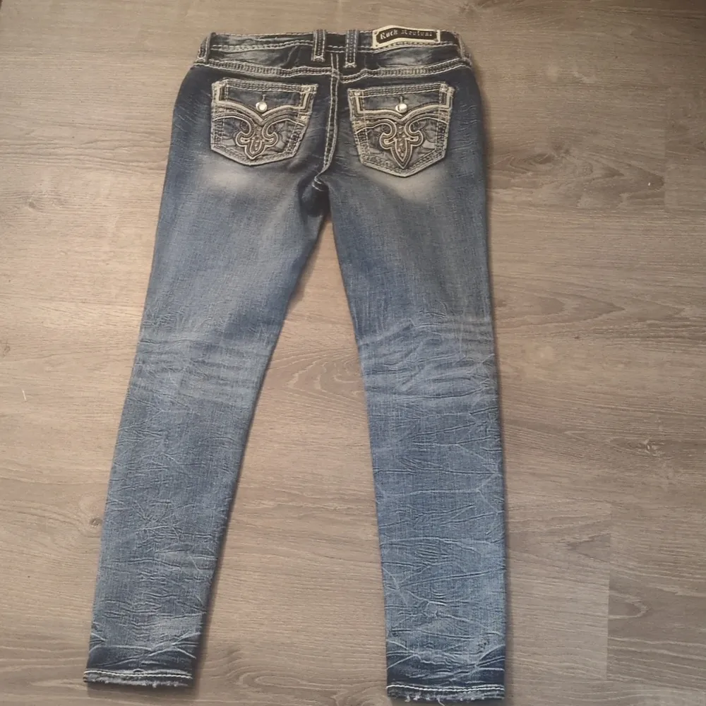 Rock Revival Peacock Mid Rise Skinny Size 28 NWOT - Image 12