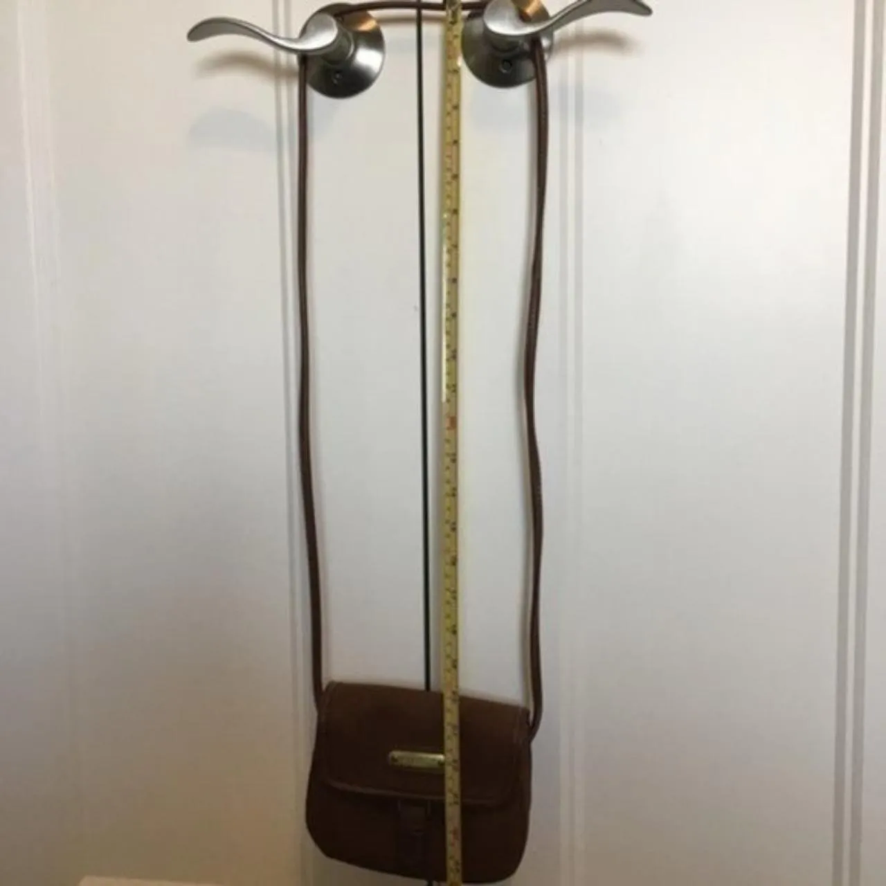 Vintage Brown Crossbody Purse - Image 5