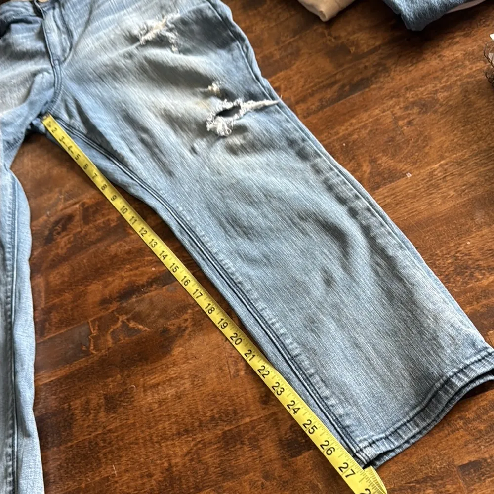 AMERICAN EAGLE Sky High Jegging Distressed Size 18 - Image 11