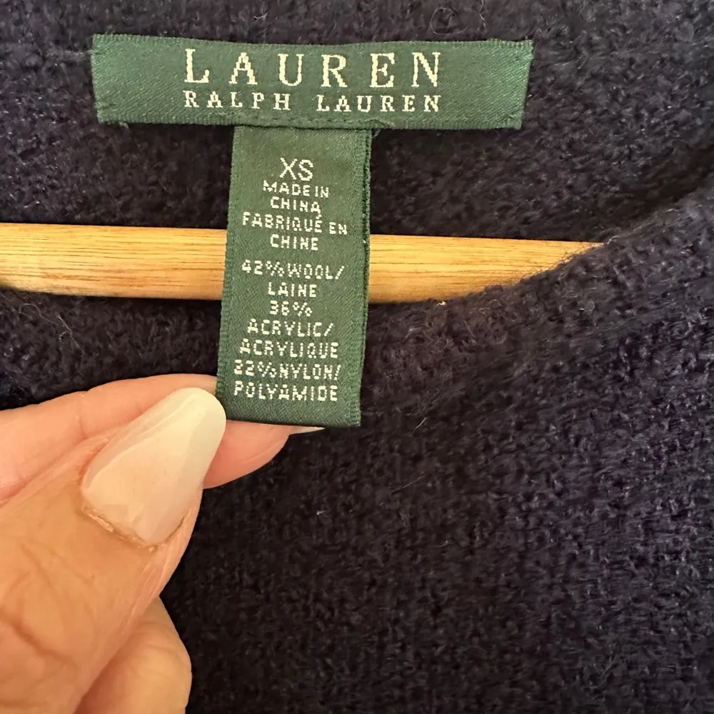 Ralph Lauren Wool Tunic | Sweater | Ss XS | Southwestern Chevron Blanket New - Image 2