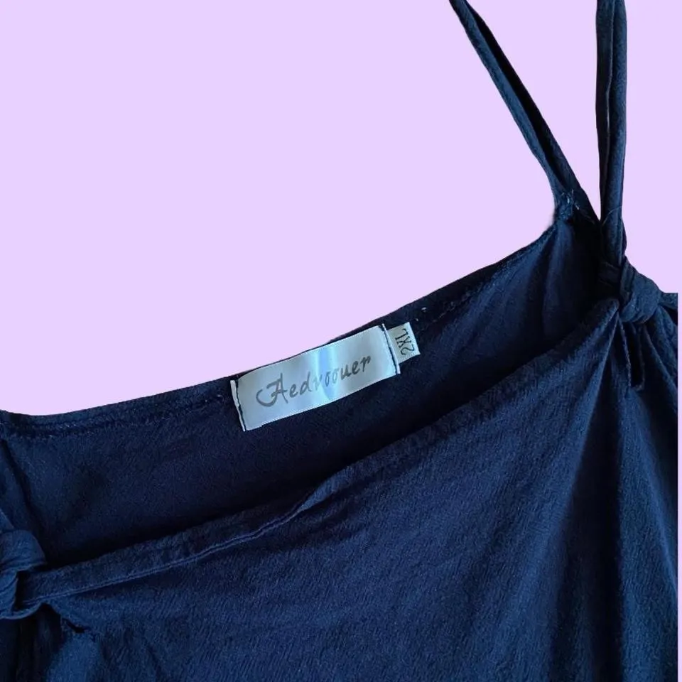 Navy Blue Casual Comfortable Jumpsuit 🔥 Size 2X - Image 3