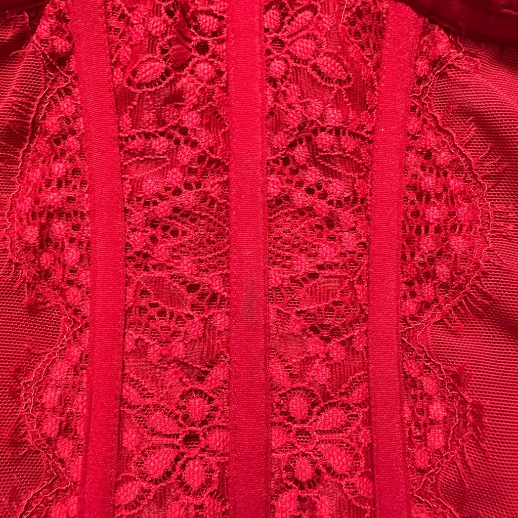 Urban Outfitters red Lace Corset - Image 4