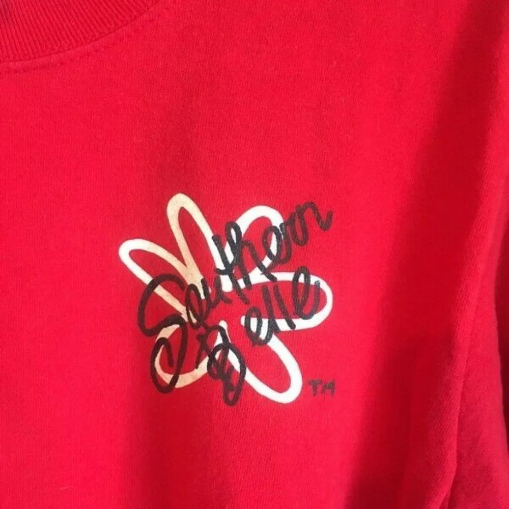 Anvil small southern belle red t-shirt - Image 2