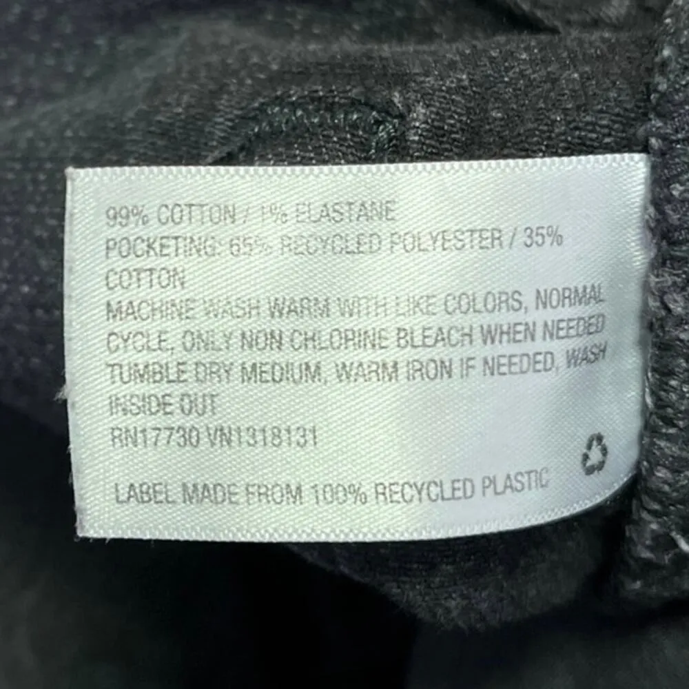 Wild Fable Black Highest Rise Baggy Distressed Straight Denim Jeans Pants Sz 28 - Image 6