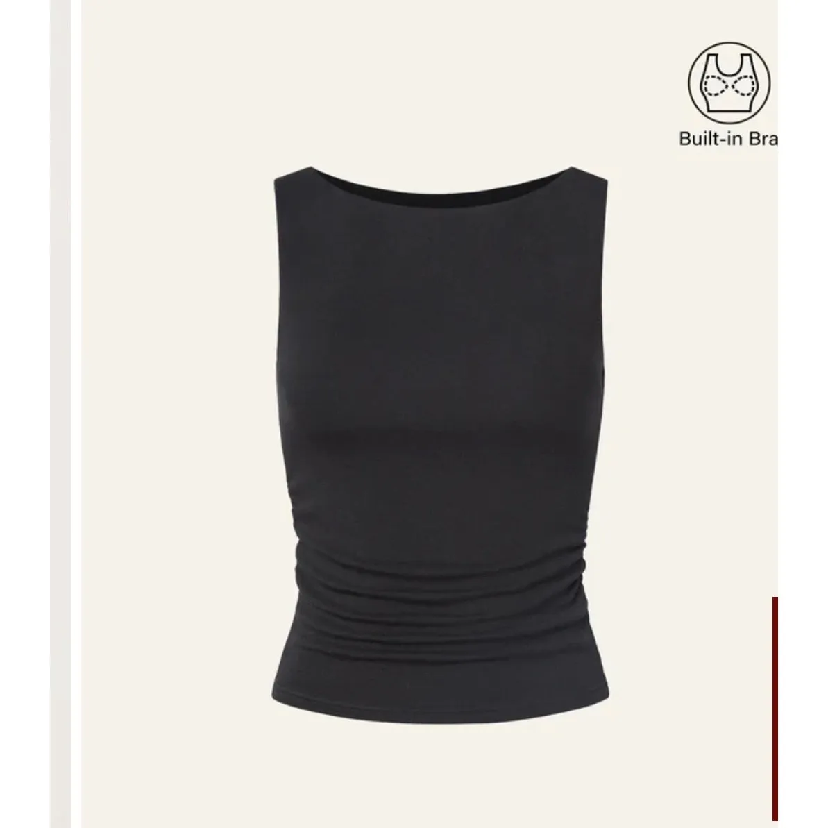 Brand New OGL Women's Size Small Black Viscose Blend Sleeveless Tank Top Shirt - Image 3