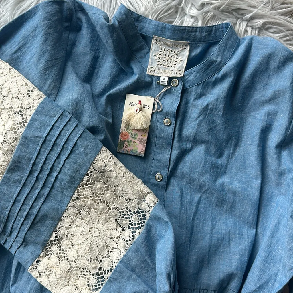 Johnny Was LAGUNA PIECED MINI DRESS - Image 6