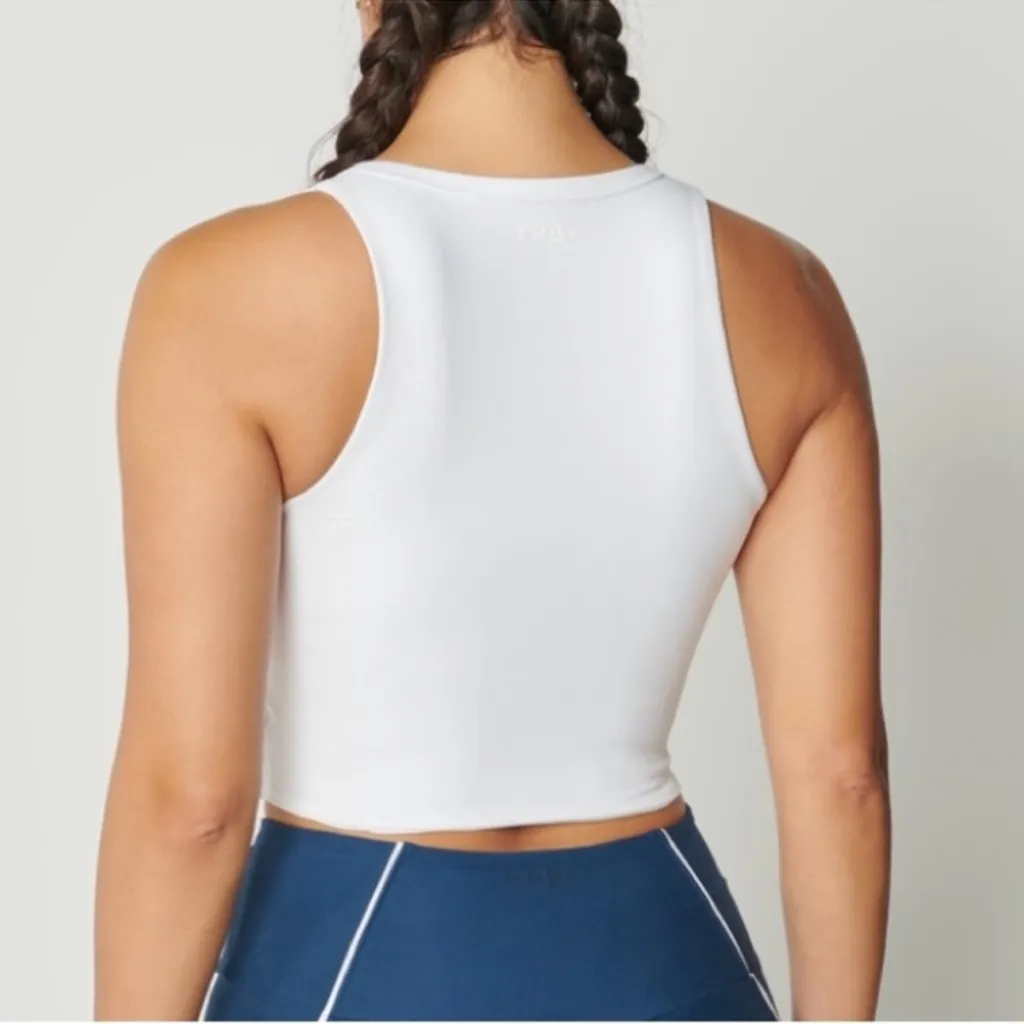 YPB sculptLUX Plunge Henley Slim Tank | Abercrombie - Image 5