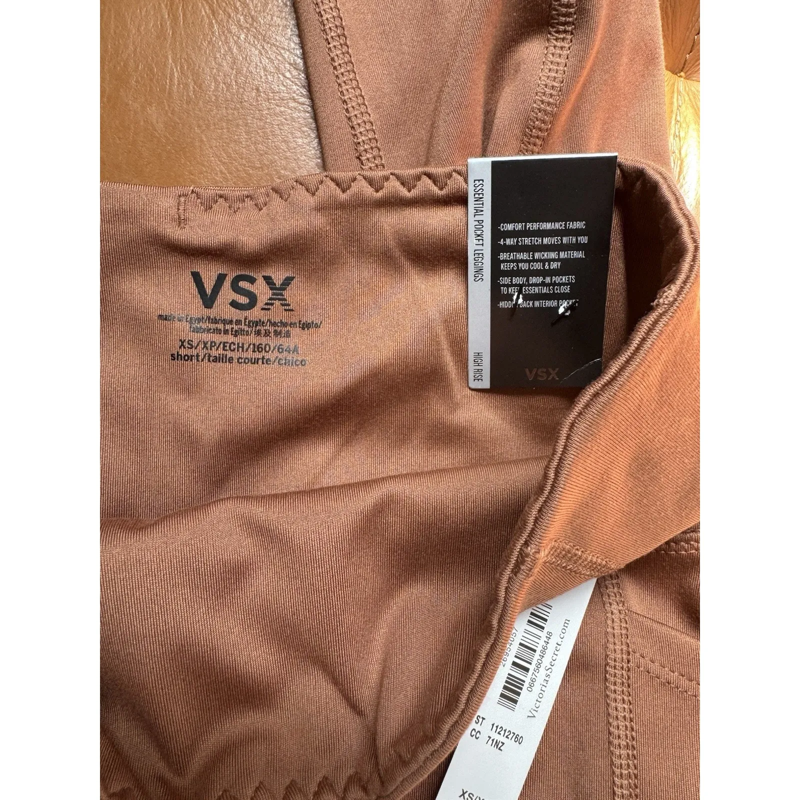 NWT VSX Victoria Secret Essential Pocket High Rise Leggings Women’s Size XS - Image 6