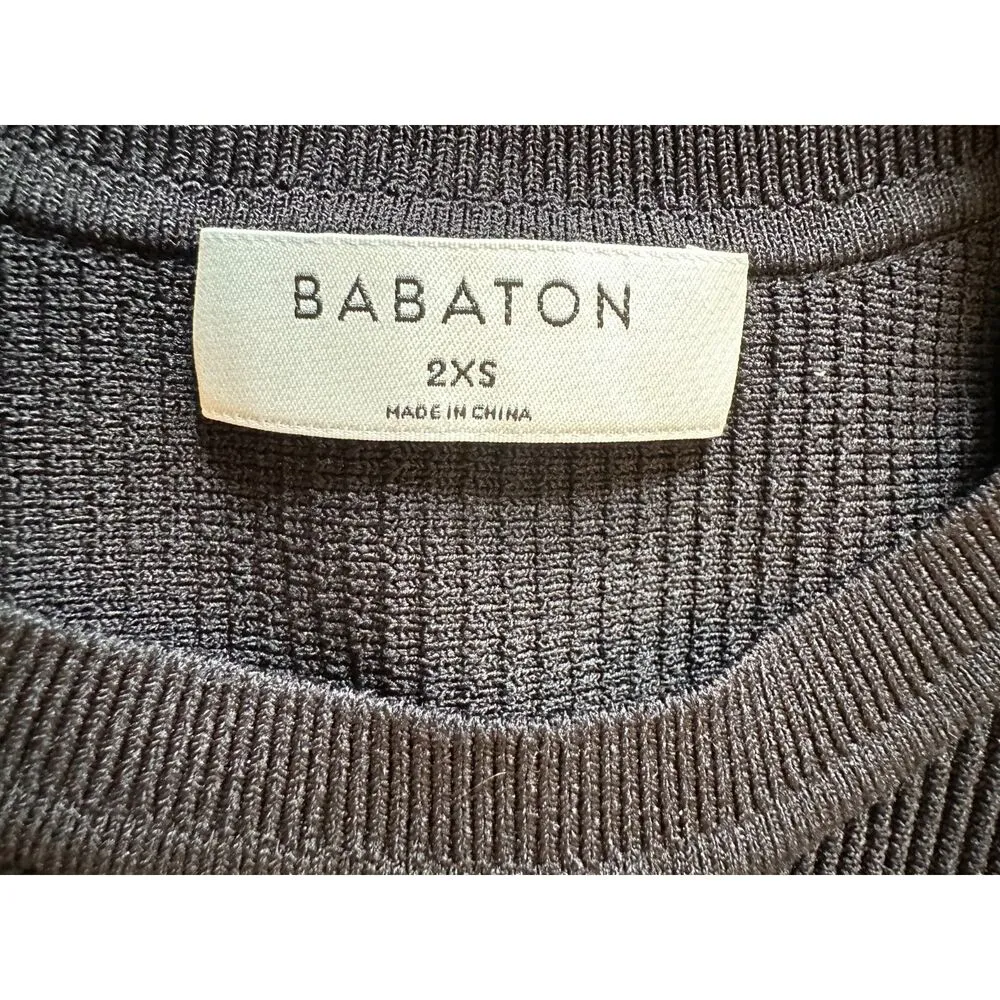 Aritzia Babaton Ribbed Sculpt Knit Muscle Cropped Size 2XS - Image 5