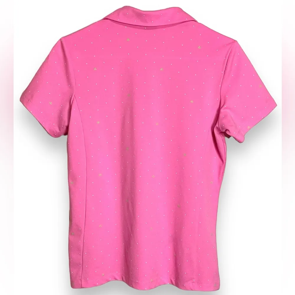 Lady Hagen Golf Polo, Bright Pink, Women’s Size Small - Image 4