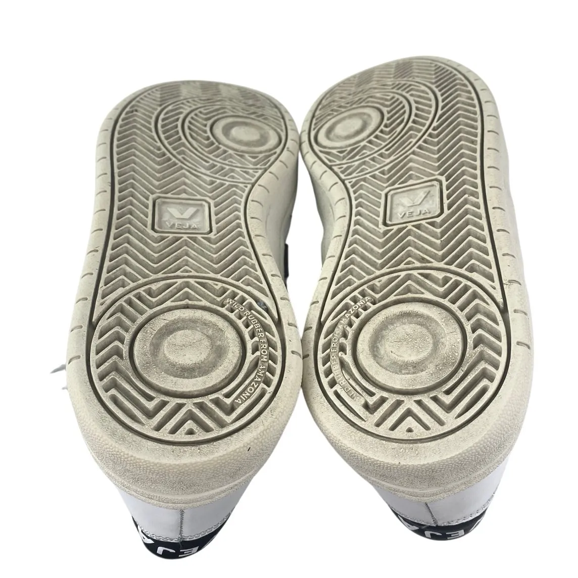 Veja V-10 Women's White Leather Low Top Lace Up Athletic Sneakers Shoes Size 8 - Image 4