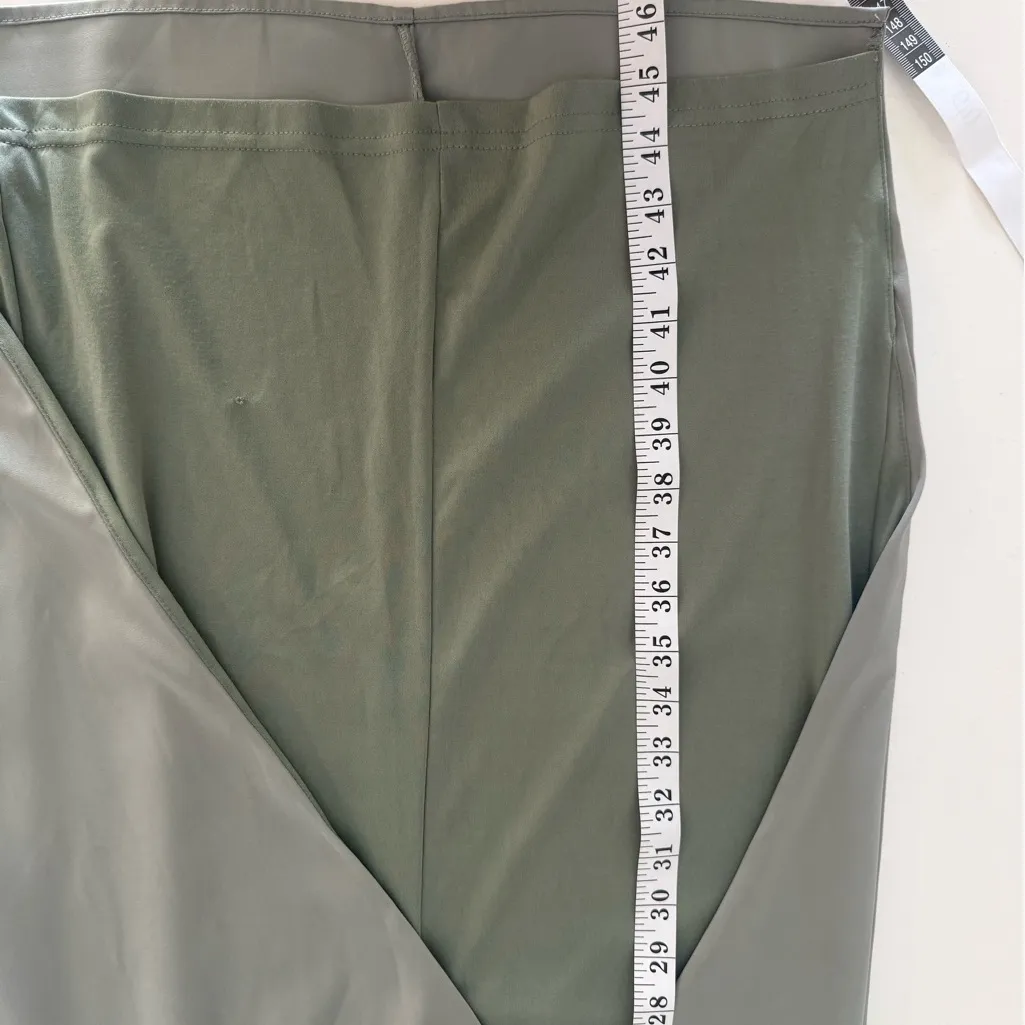 Elegant Off-Shoulder Sage Green Asymmetrical Tulip Midi Dress - Image 11