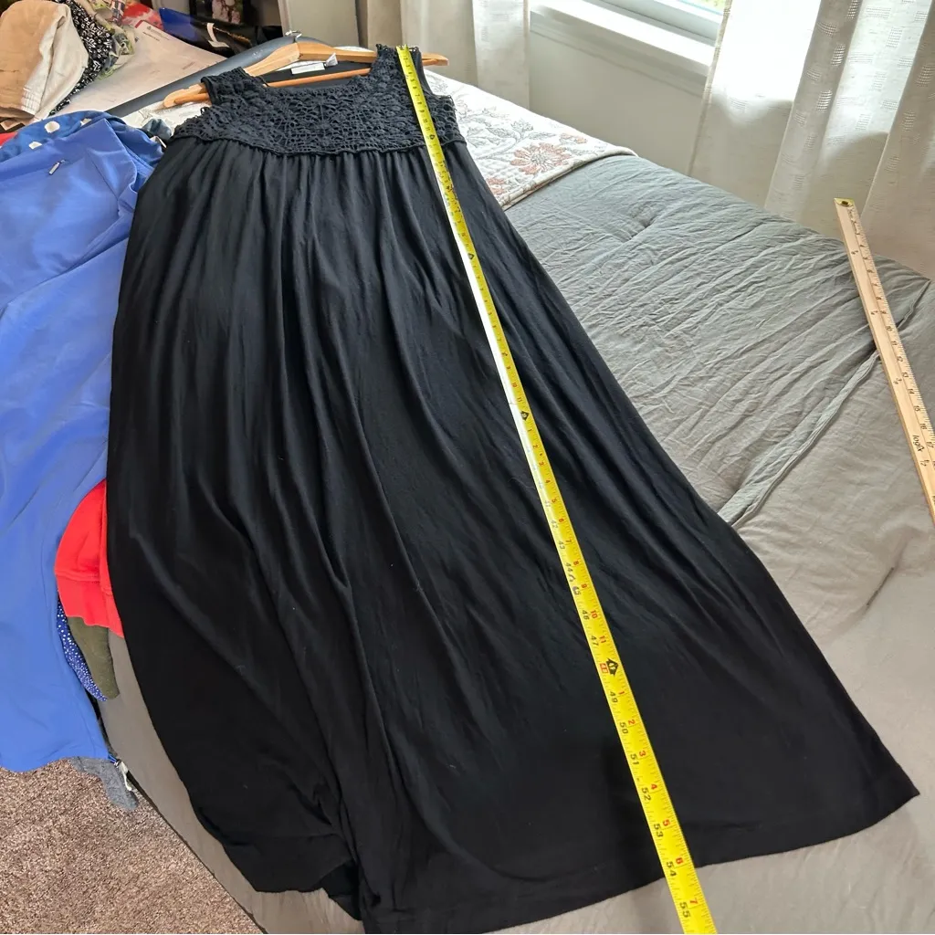 Chico’s Crochet Bodice Midi Maxi Dress. Size Large/Chico’s 2/US12. - Image 7