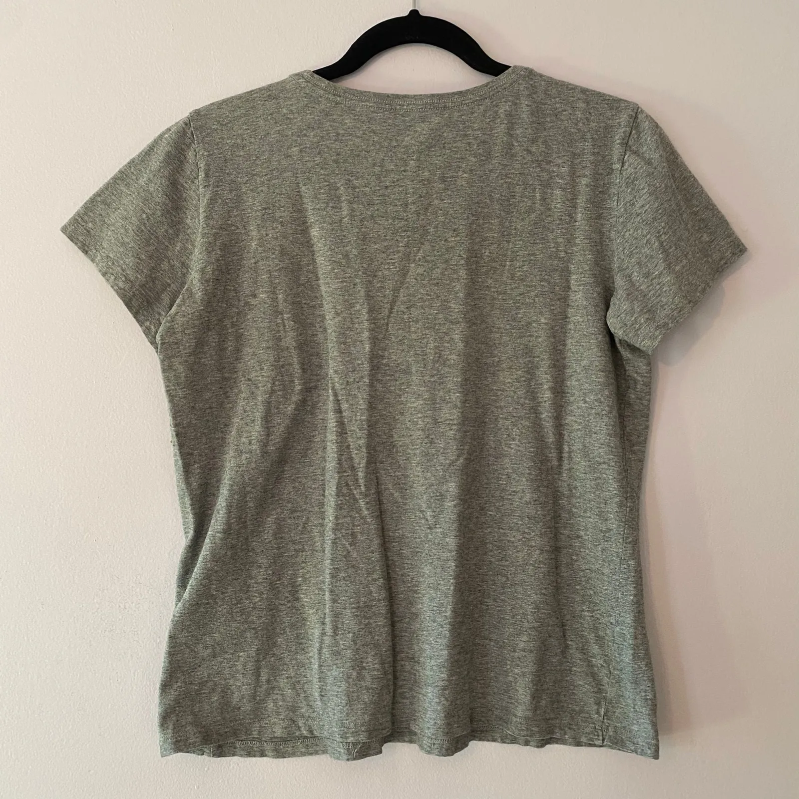 Life Is Good Gray Basic T-Shirt Normcore Casual Cotton Women's size Medium - Image 4