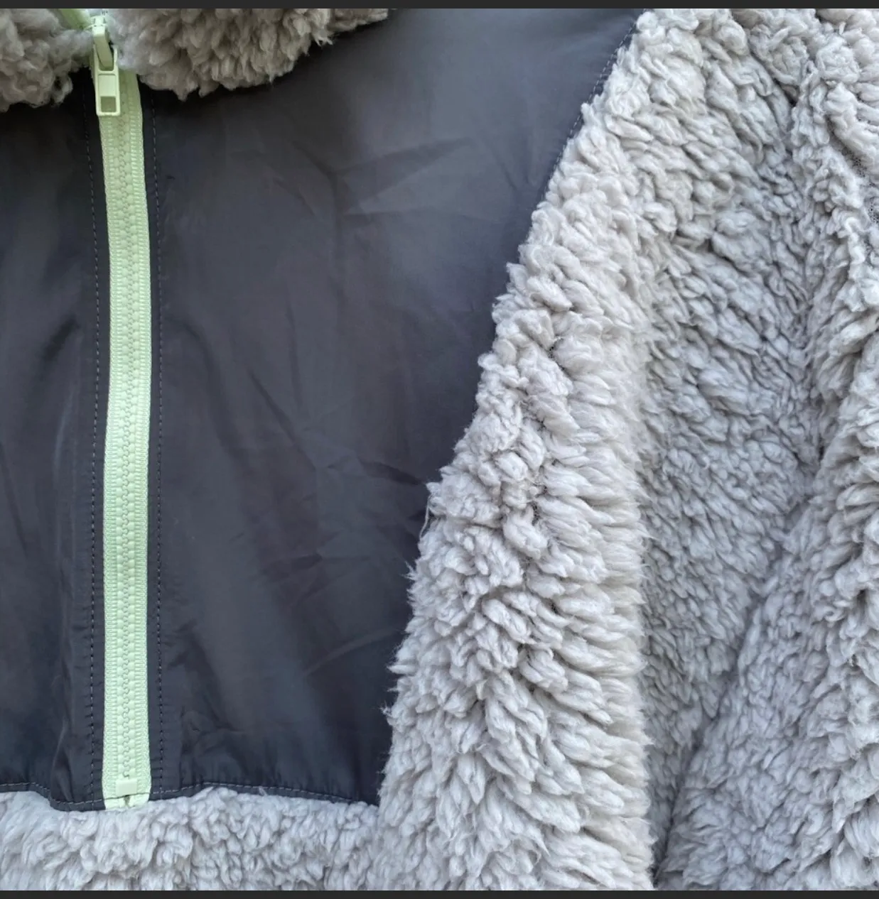 Wild Fable NWT  Zip Pullover Sherpa M - Image 4