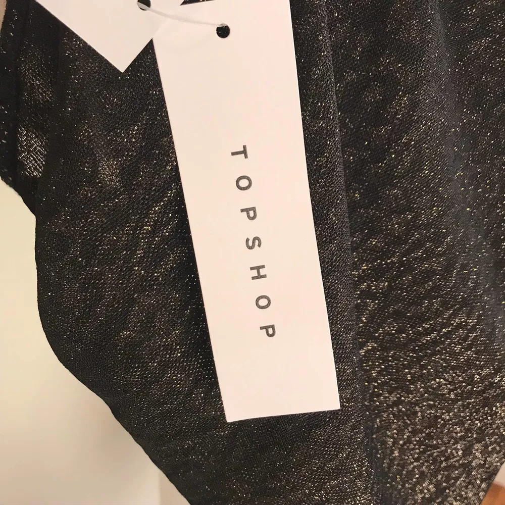 NWT TopShop Leopard Metallic Thread Ruched Cami - Image 6