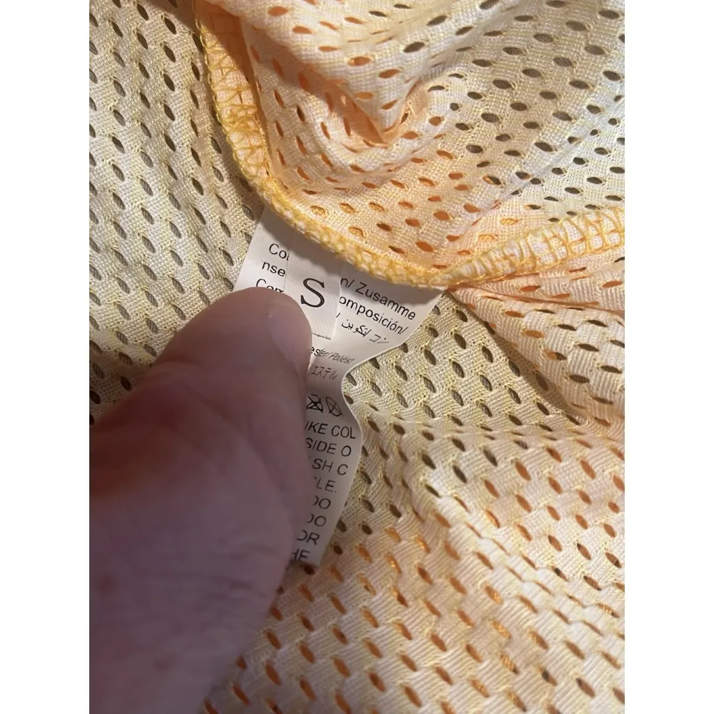 Beaudrum Hockey Jersey Women's Small Yellow Green Soccer Sports Mesh Oversized - Image 7