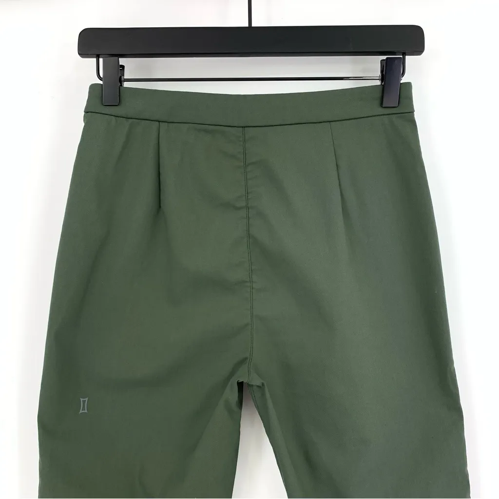 KIT & ACE Side Zip Skinny Pant Olive Green 2 - Image 9