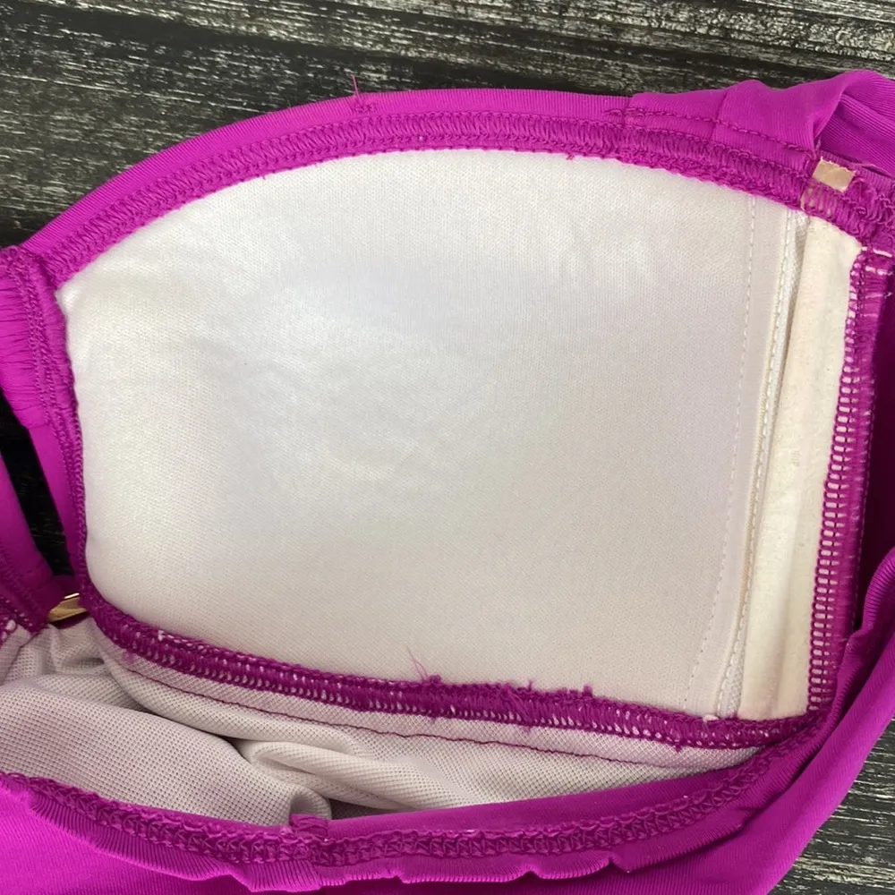 Bleu Rod Beattie Fuschsia Pink Halter 1 Piece Swim Bathing Suit 8 - Image 4