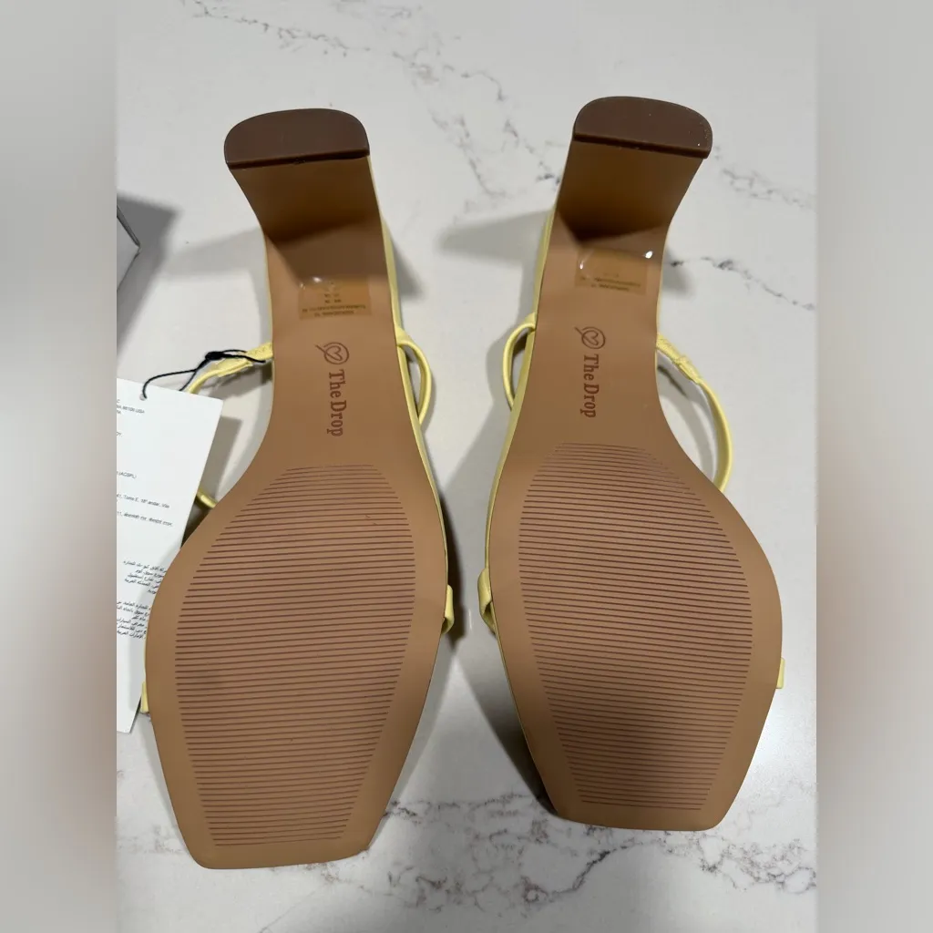 NEW Yellow The Drop Avery Heels Shoes 12 - Image 4