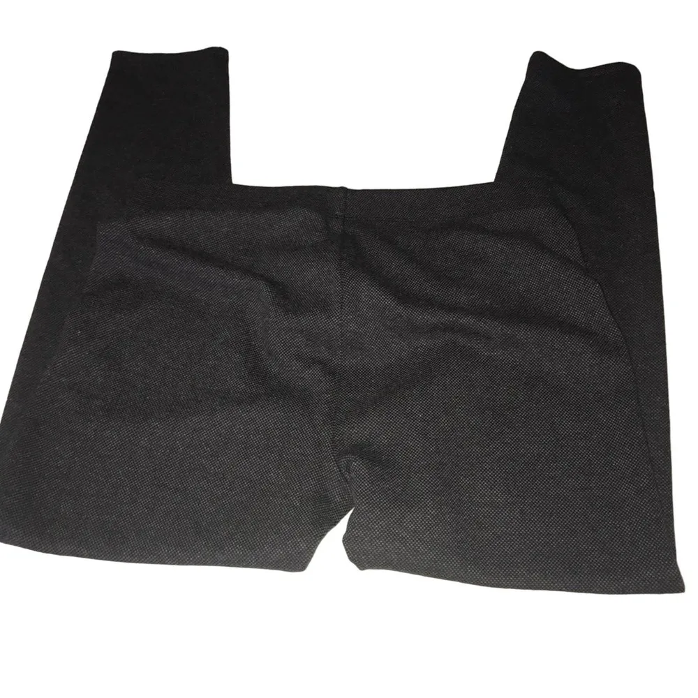 LOFT DARK GRAY STRETCH MODERN CHIC VERSATILE LEGGINGS LARGE - Image 2