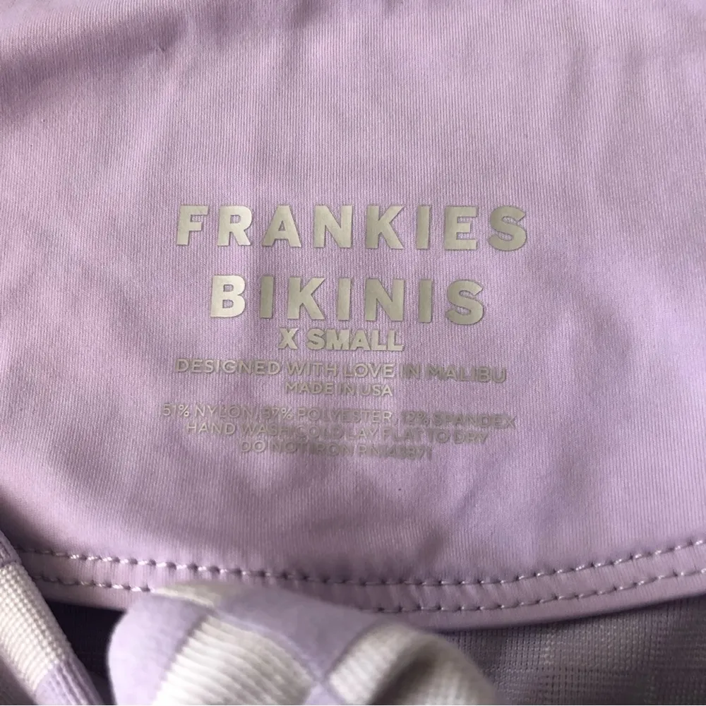 New Frankie’s Bikinis Hennie Checkered Halter Bikini Top - Image 7