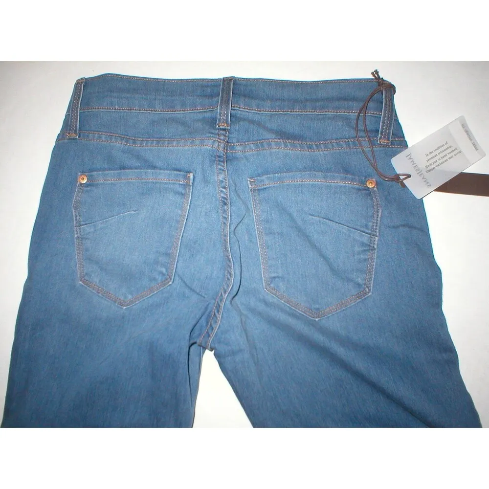 New Womens James Jeans Designer 27 Skinny Fiore Twiggy Legging USA NWT Blue - Image 5