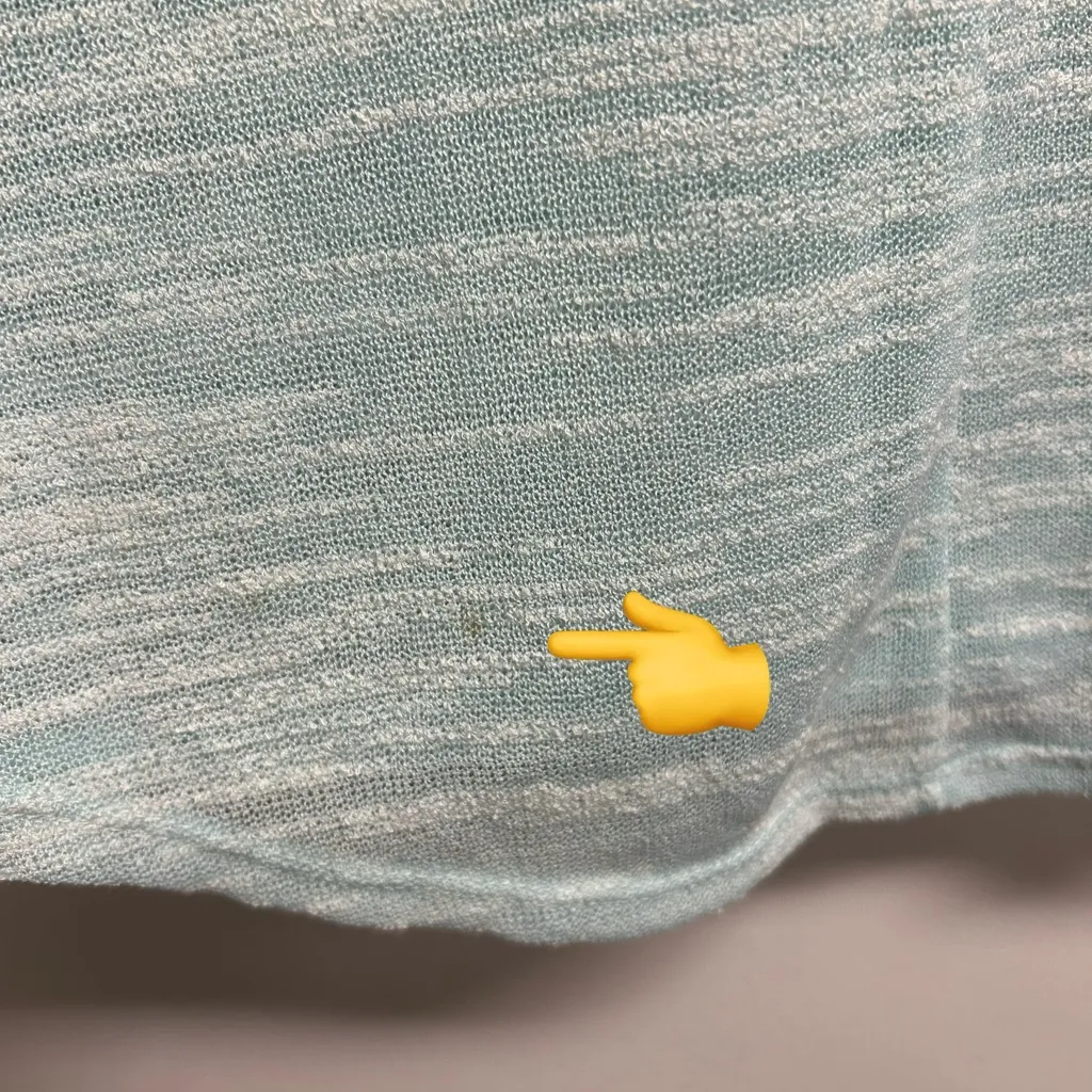 Olive & Oak Light Blue Sheer Women's Blouse - Image 4