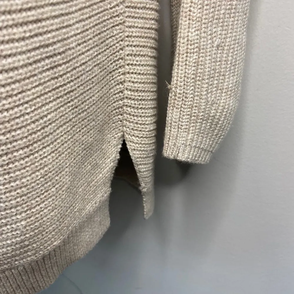 J Jill Heather Oatmeal Knit Wearever Textured Dolman Sleeve Sweater Size Small - Image 7