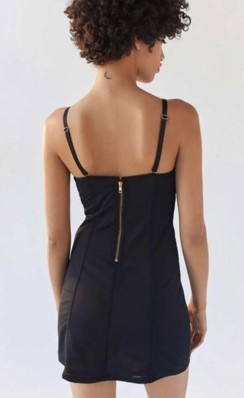 Black Bari Corset Dress - Image 5
