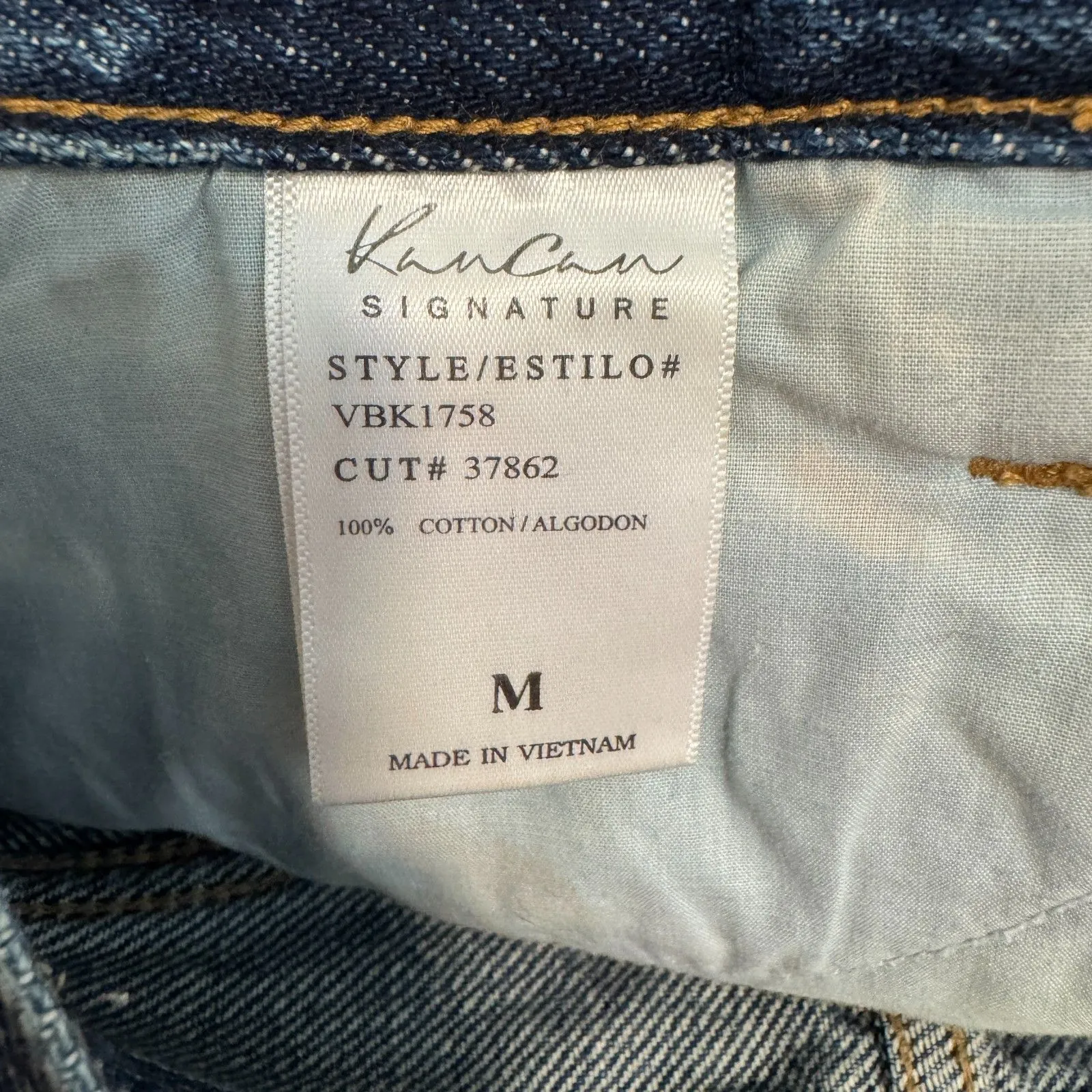 KanCan | Ultra High Rise Distressed 2.5" Shorts Size Medium 100% Cotton Buckle Blue - Image 8