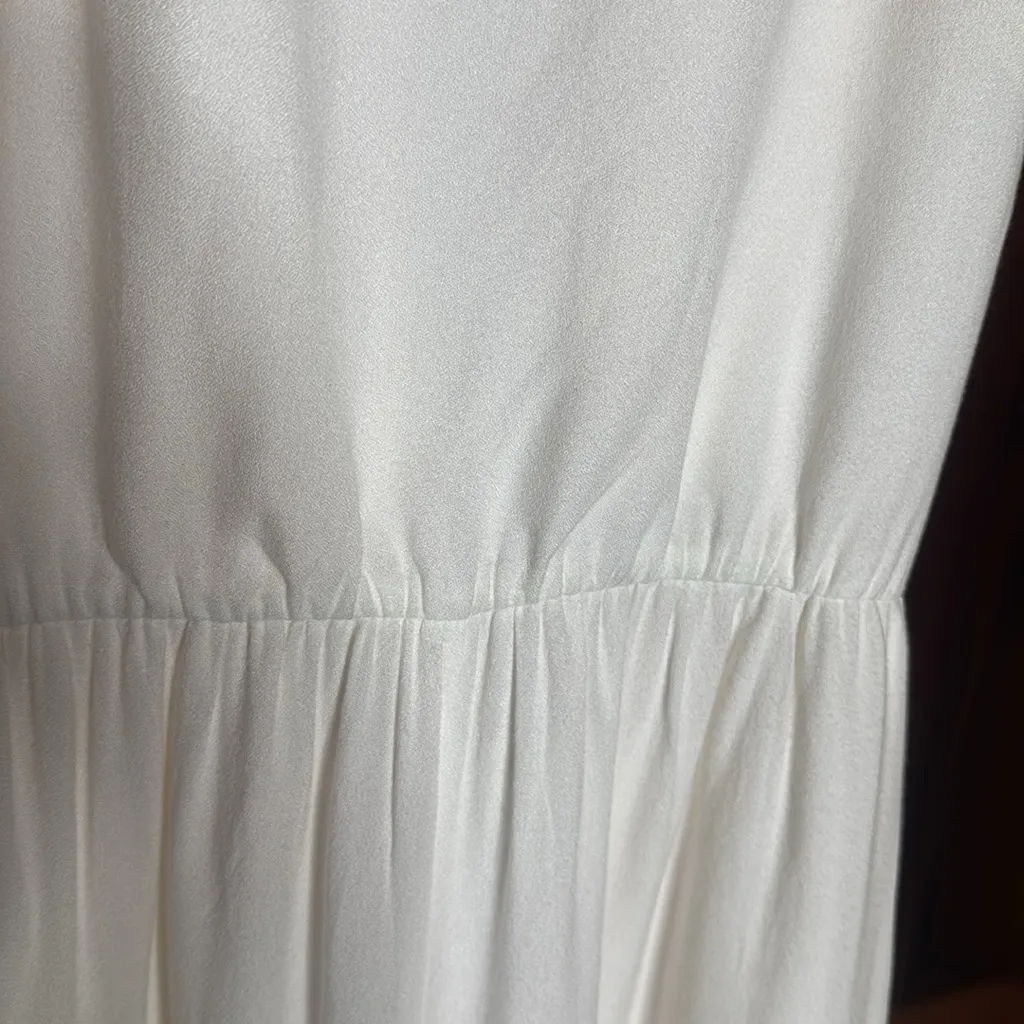 Alice + Olivia Halter Top T-Back White Romper Size Small - Image 5