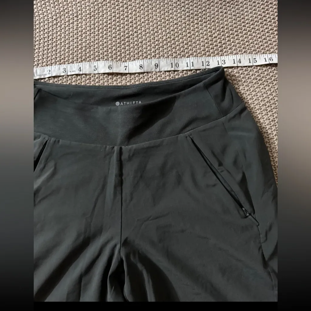 Athleta Women’s Lined Soho Jogger Pants Gray Stretch Activewear Pockets Sz 2‎ - Image 8