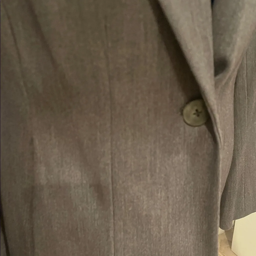 Gray Blazer Rafaela size 4 like new fitted professional - Image 3