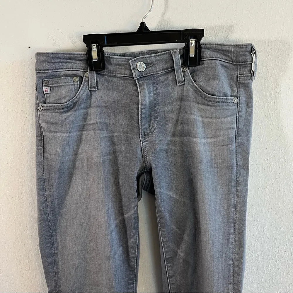 AG Adriano Goldschmied Jeans The Legging Ankle Super Skinny Grey Wash Sz 27R GUC - Image 5