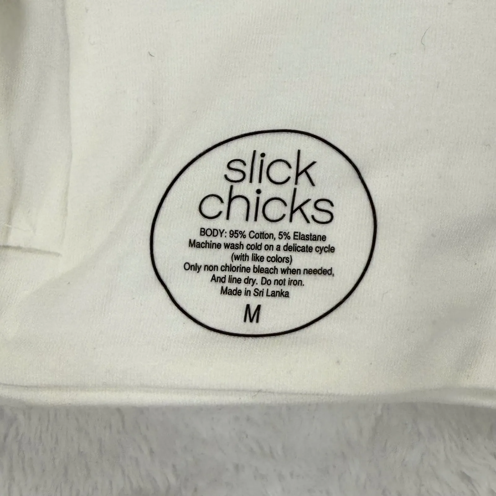 Slick Chicks Wireless Comfort‎ Bra White Medium Adjustable Adaptive - Image 3