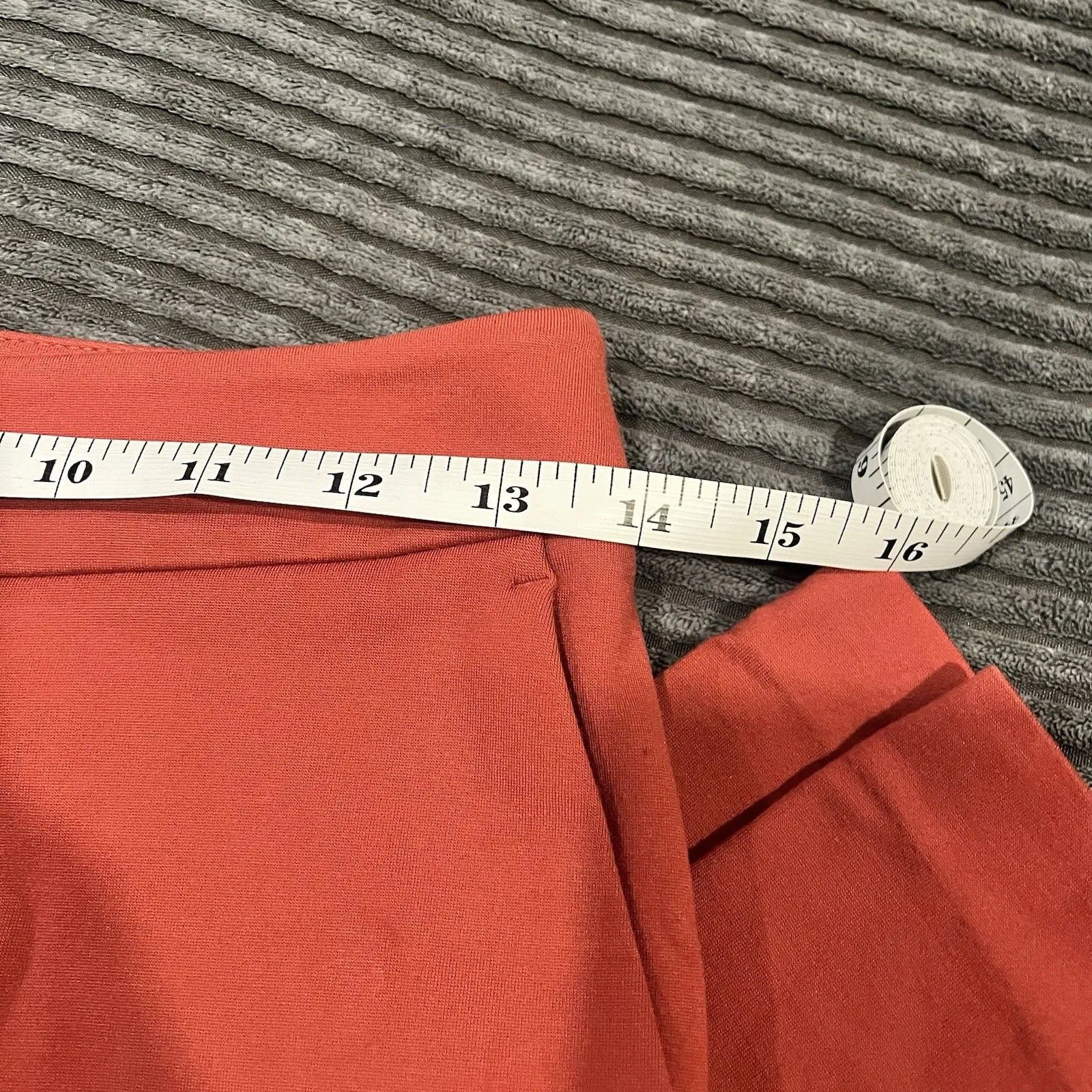 Boden Pants Womens Burnt Orange Straight Twill Office Preppy Trousers Slacks 4R Size 4 - Image 4