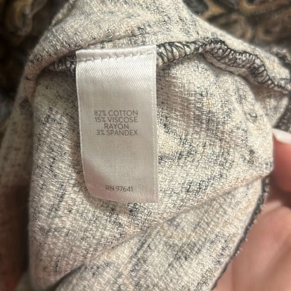 ✨J. JILL Medallion Patterned Sz MP Dress✨ Black - Image 6