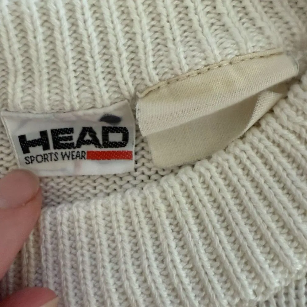 Vintage Head Sportswear Pastel Plaid Crewneck Sweater M - Image 5